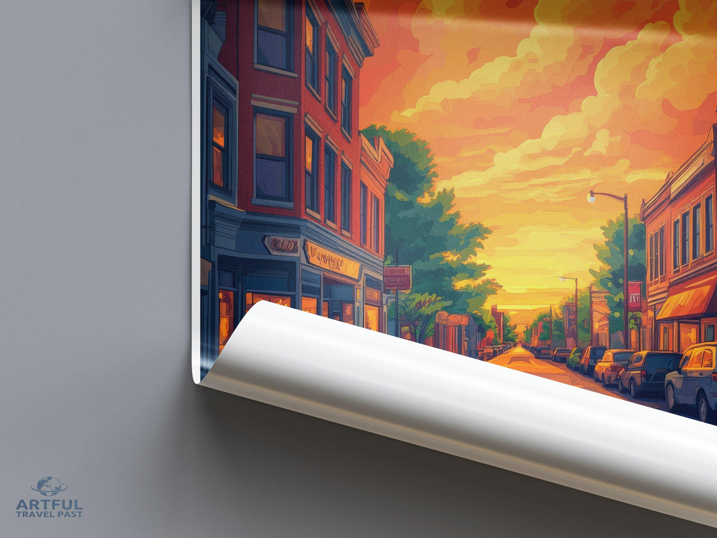 Buffalo Poster | New York Wall Art | America Decor