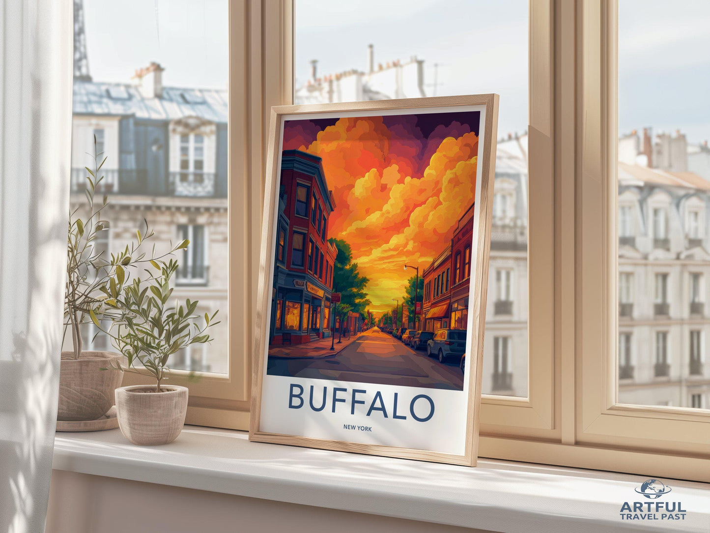Buffalo Poster | New York Wall Art | America Decor
