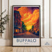 Buffalo Poster | New York Wall Art | America Decor