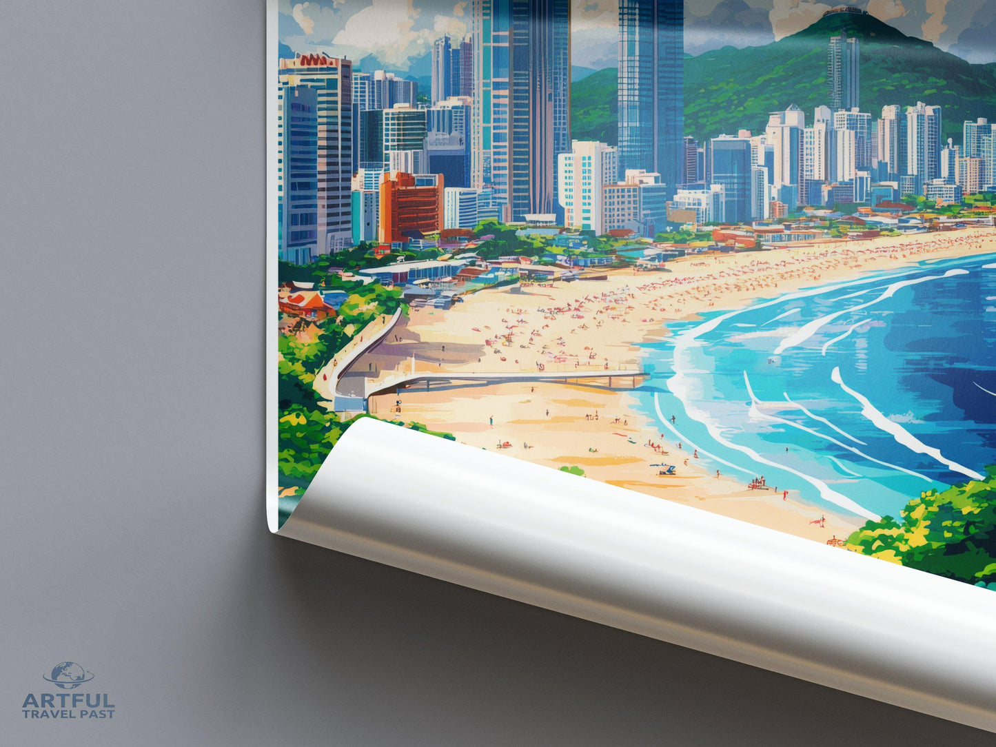 Busan Poster - South Korea Wall Art