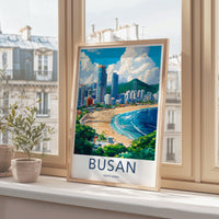 Busan Poster - South Korea Wall Art