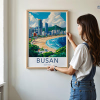 Busan Poster - South Korea Wall Art