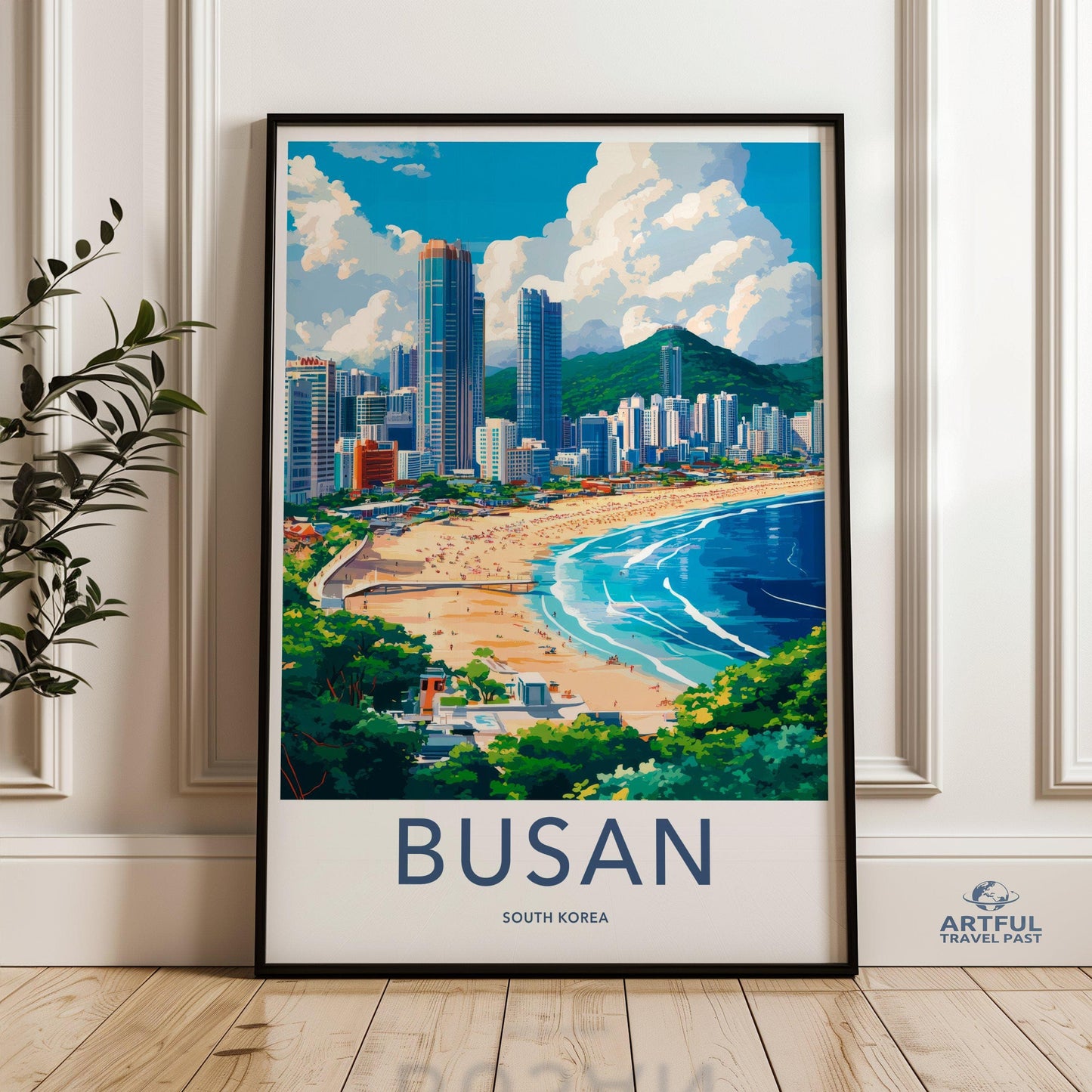 Busan Poster - South Korea Wall Art