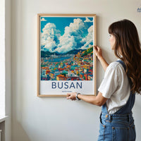 Busan Poster - South Korea Wall Art