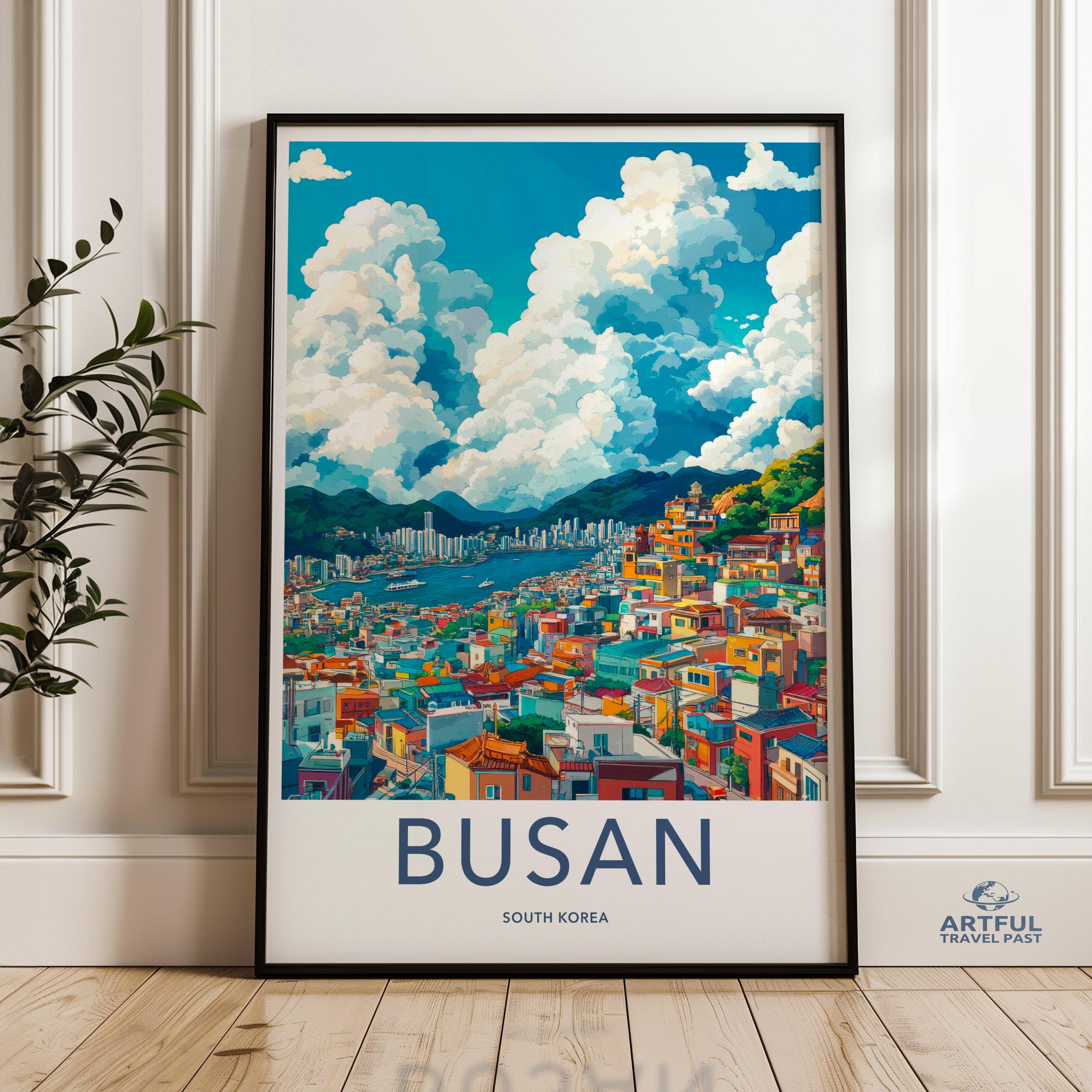 Busan Poster - South Korea Wall Art