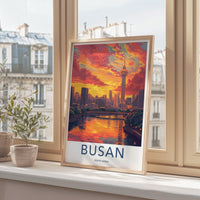Busan Poster - South Korea Wall Art