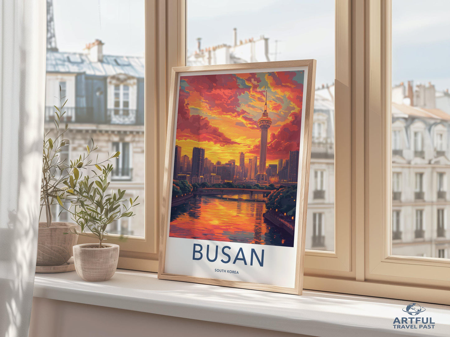 Busan Poster - South Korea Wall Art