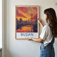 Busan Poster - South Korea Wall Art