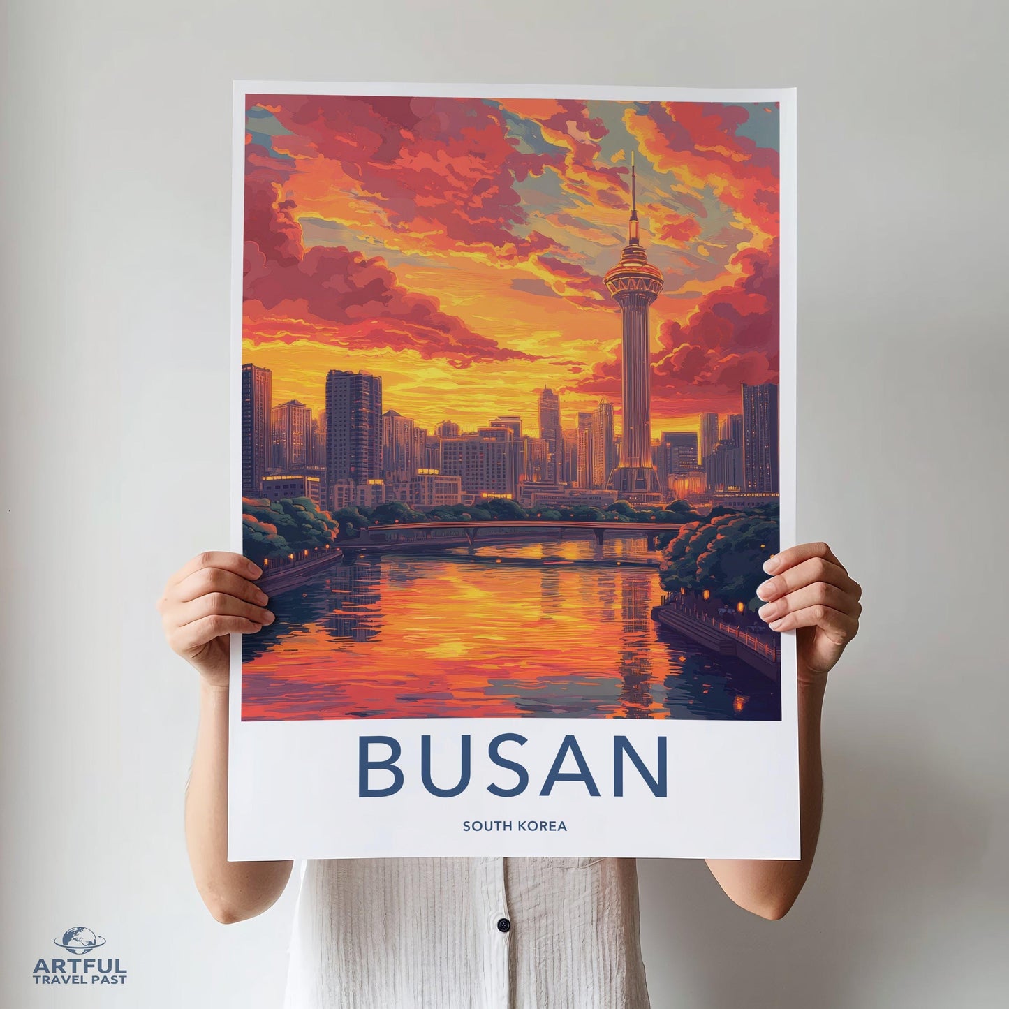 Busan Poster - South Korea Wall Art
