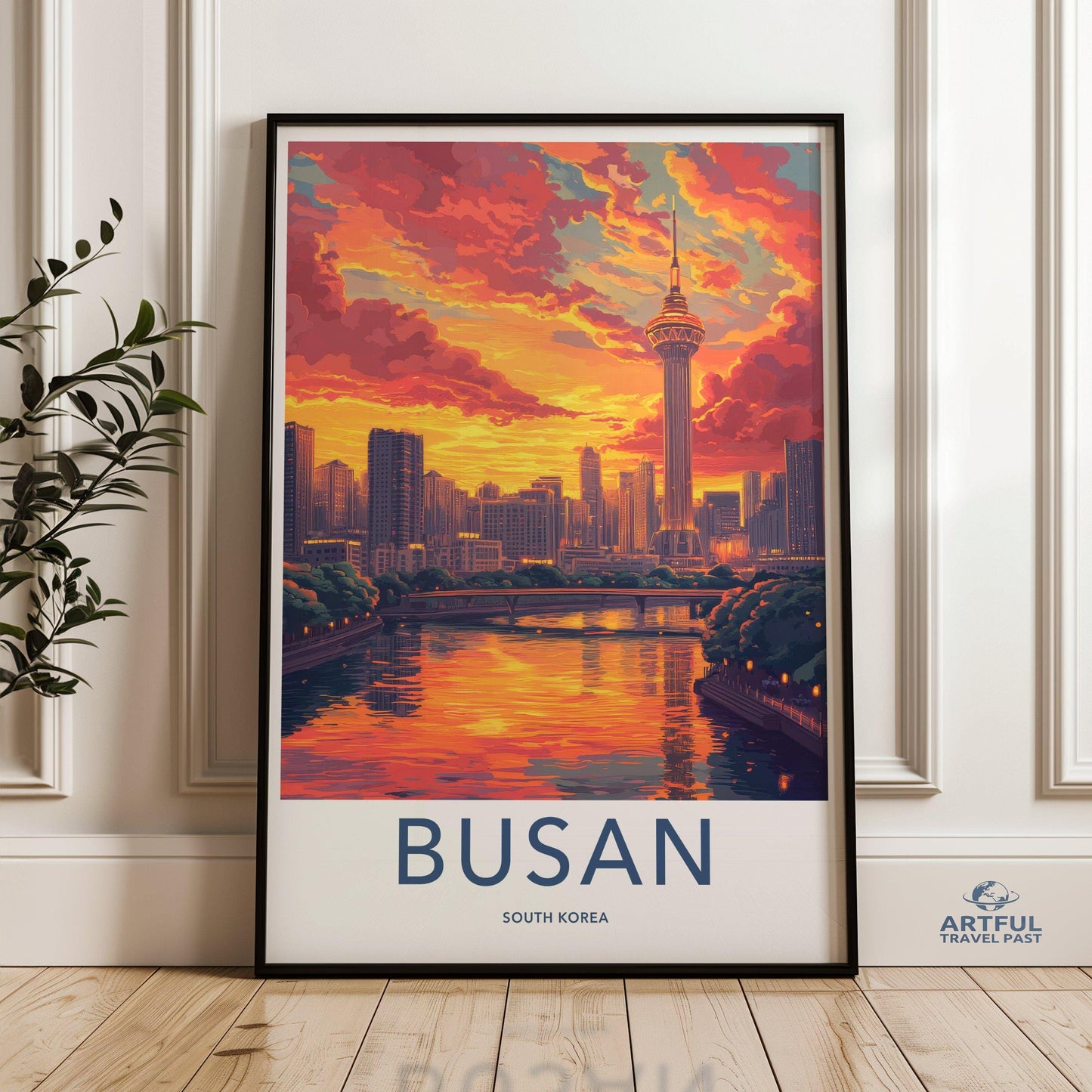 Busan Poster - South Korea Wall Art