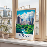 Busan Poster - South Korea Wall Art