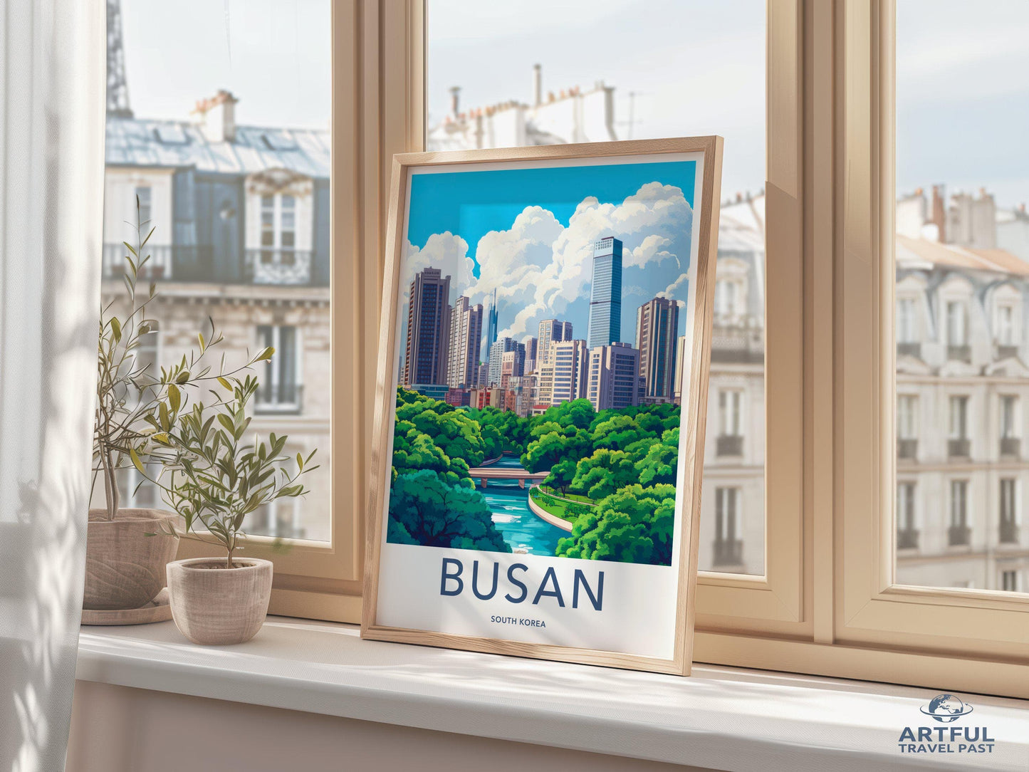 Busan Poster - South Korea Wall Art