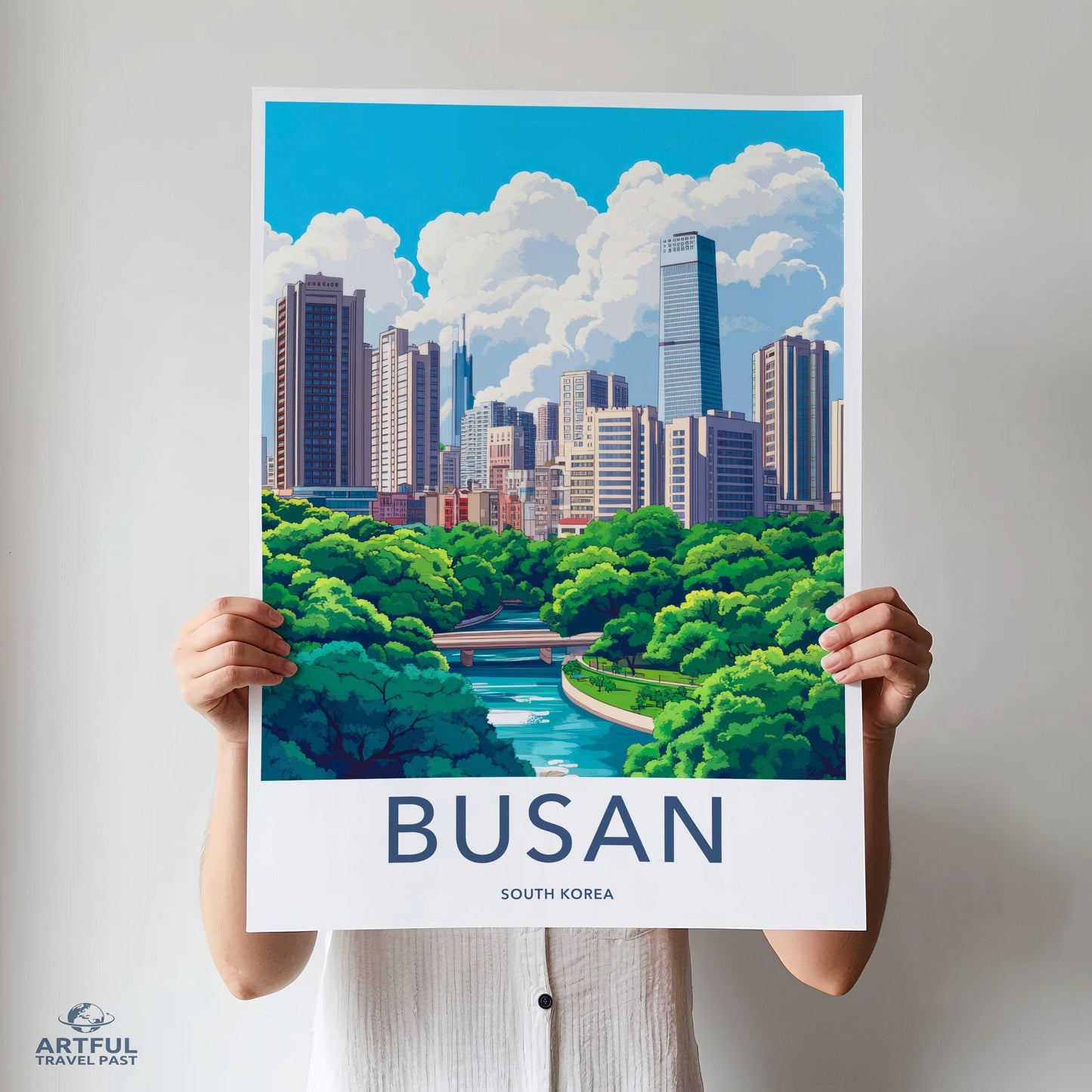 Busan Poster - South Korea Wall Art