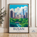 Busan Poster - South Korea Wall Art