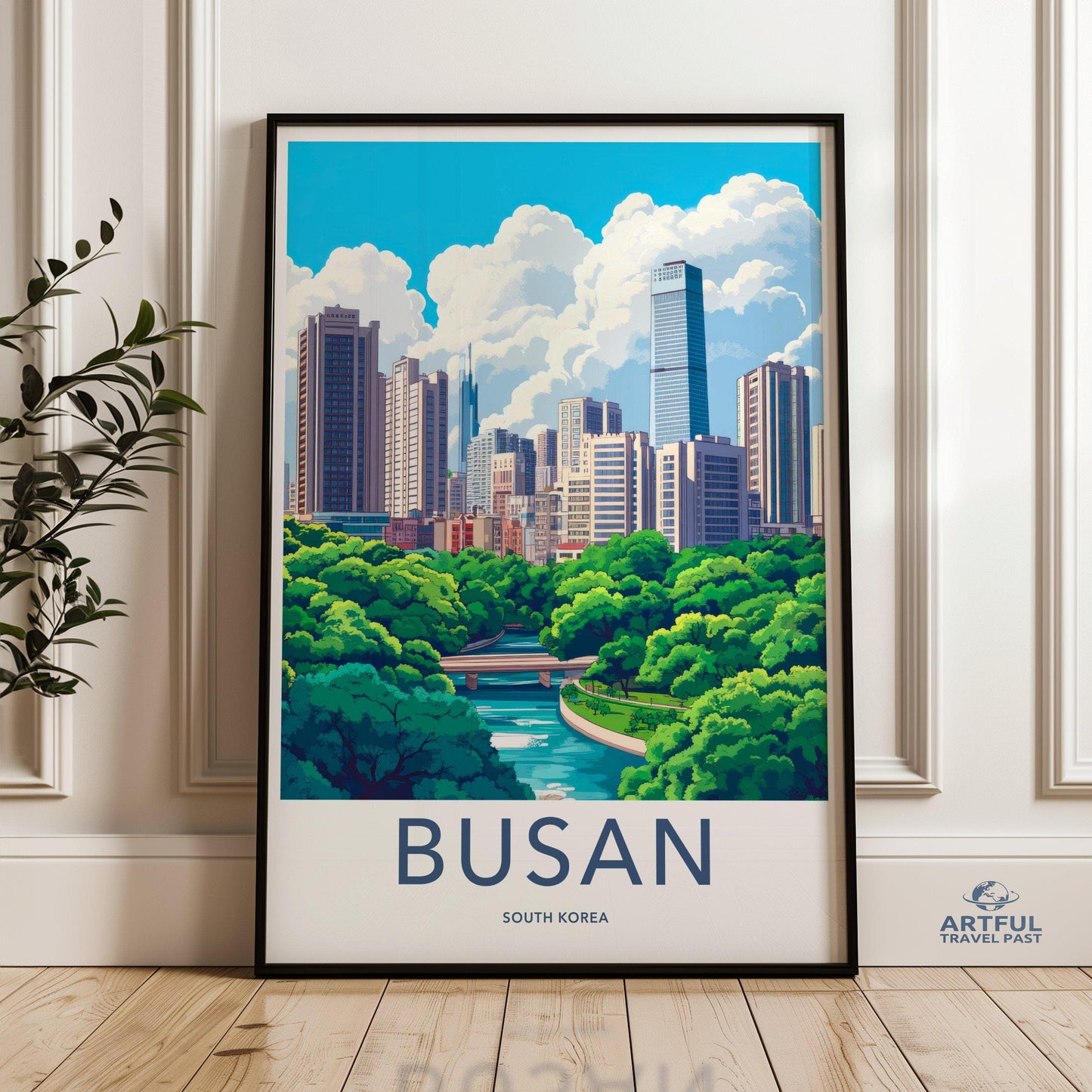 Busan Poster - South Korea Wall Art