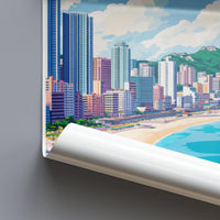 Busan Poster | South Korea Wall Art | Asia Decor