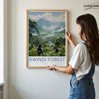 Bwindi Forest Poster - Uganda Wall Art