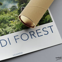 Bwindi Forest Poster - Uganda Wall Art