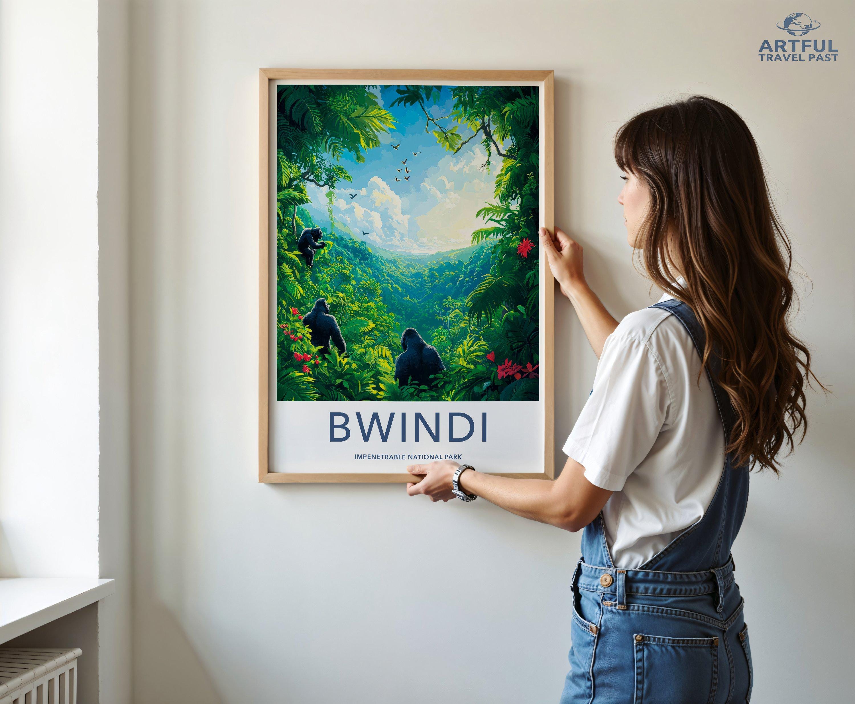 Bwindi National Park Poster Uganda