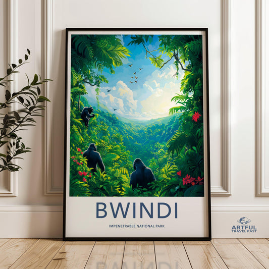 Bwindi National Park Poster Uganda
