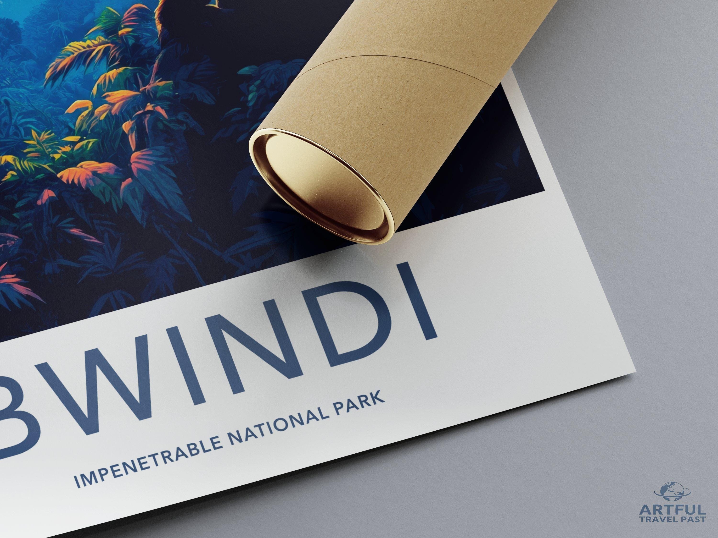 Bwindi National Park Poster | Uganda Wall Art