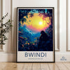 Bwindi National Park Poster | Uganda Wall Art