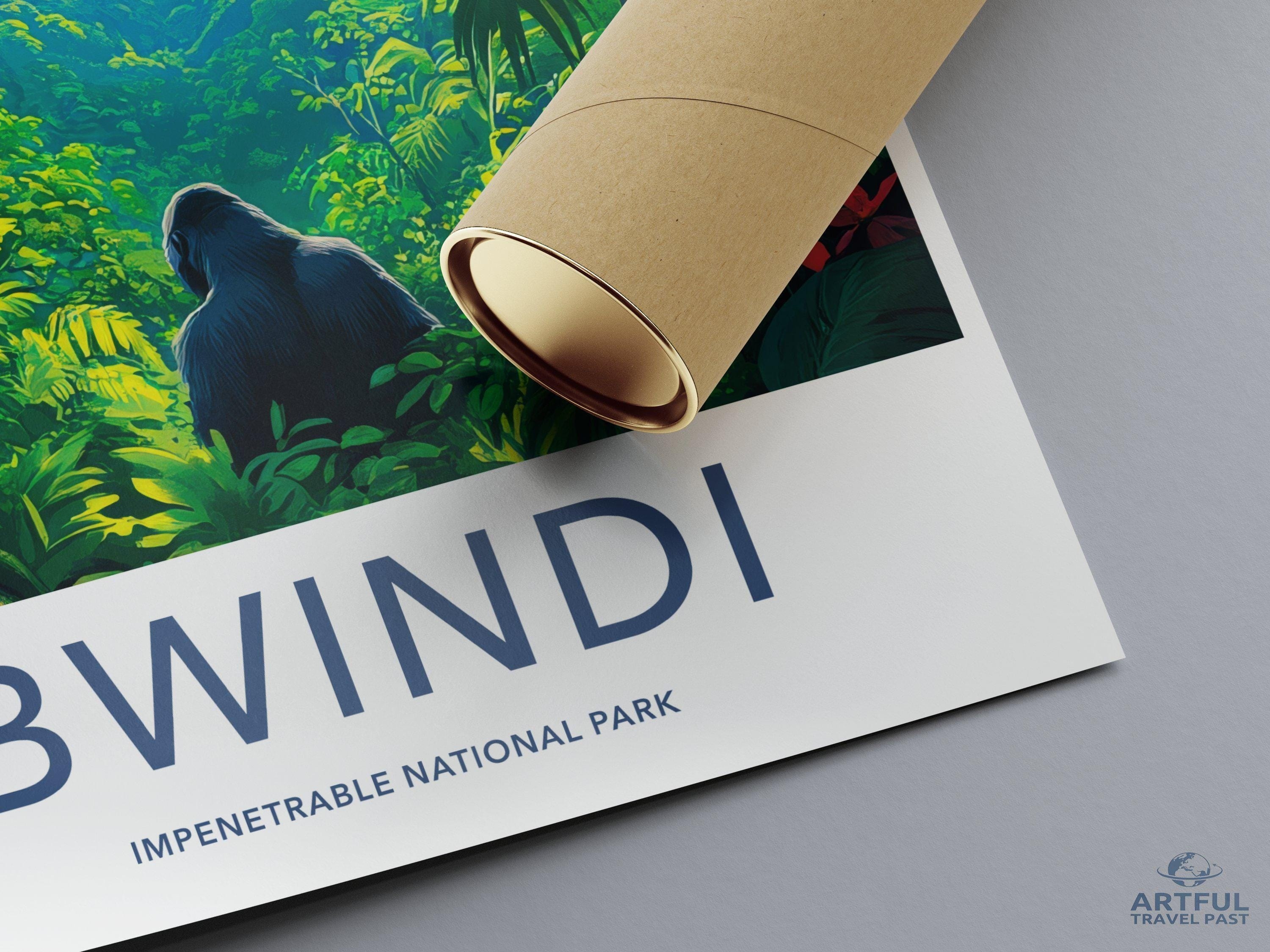 Bwindi National Park Poster | Uganda Wall Art