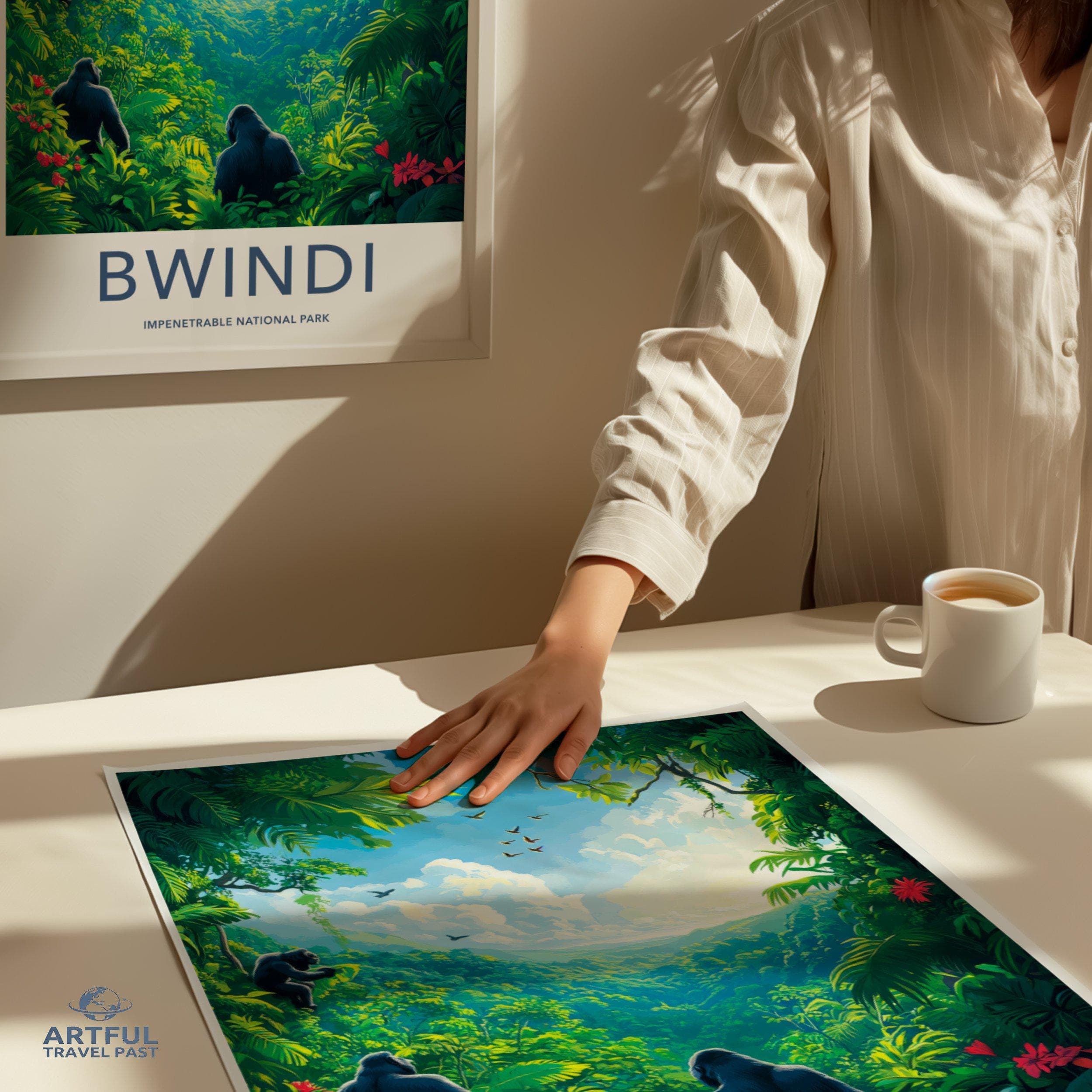 Bwindi National Park Poster | Uganda Wall Art