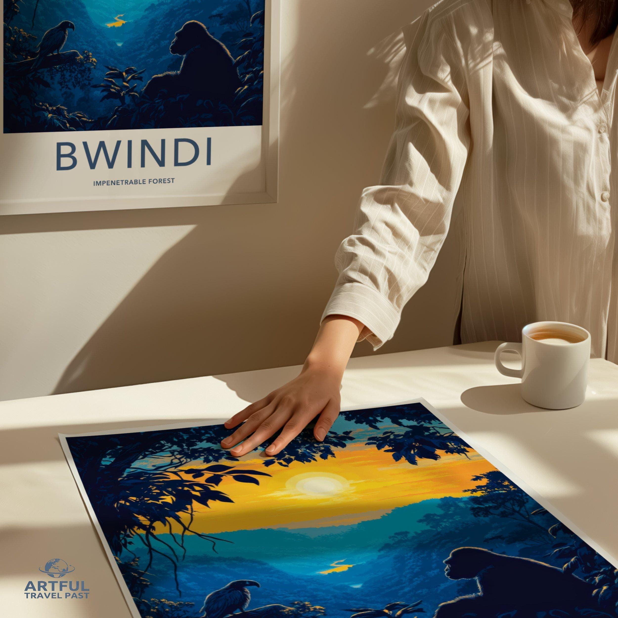 Bwindi National Park Poster | Uganda Wall Art