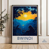 Bwindi National Park Poster | Uganda Wall Art