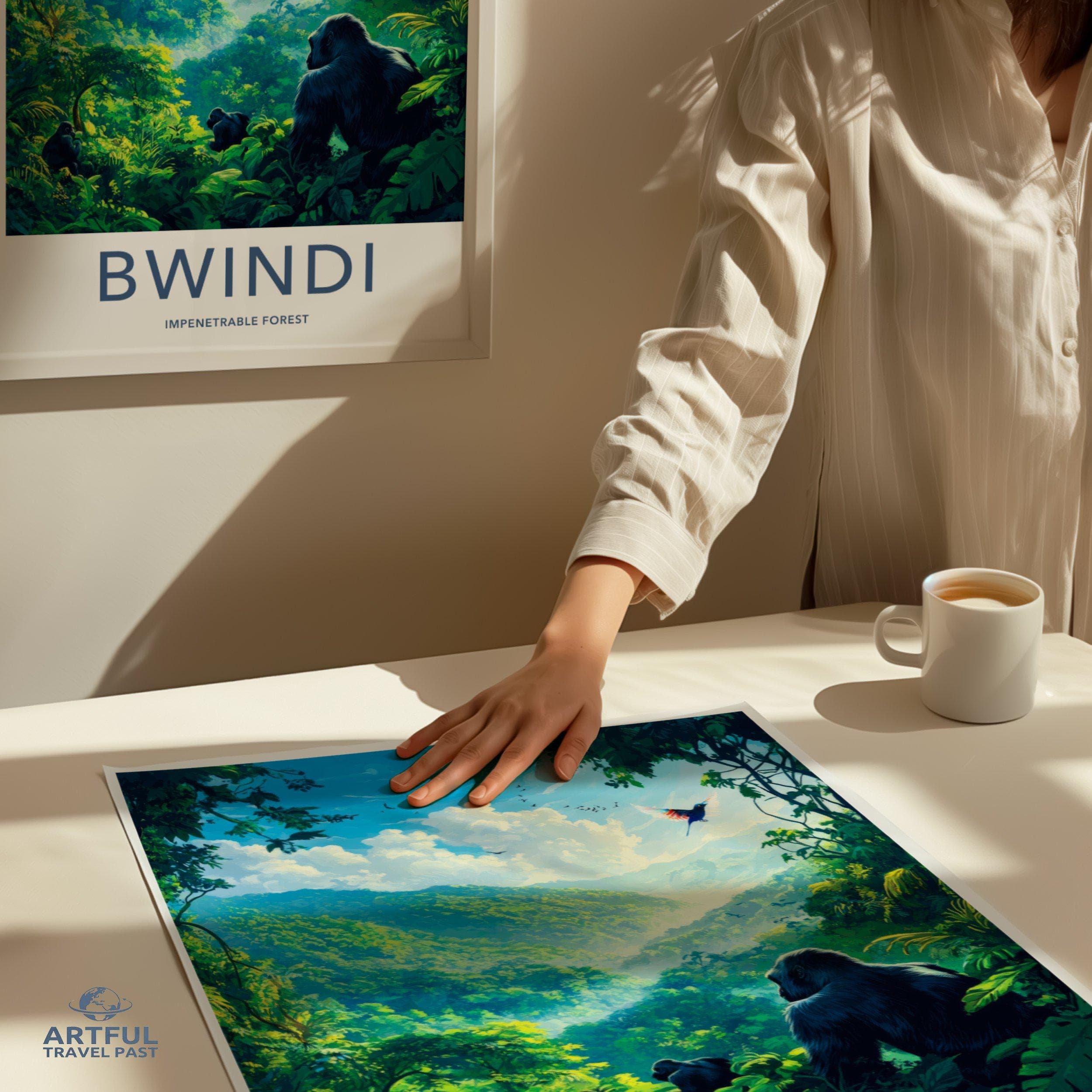 Bwindi National Park Poster | Uganda Wall Art