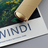 Bwindi National Park Poster | Uganda Wall Art