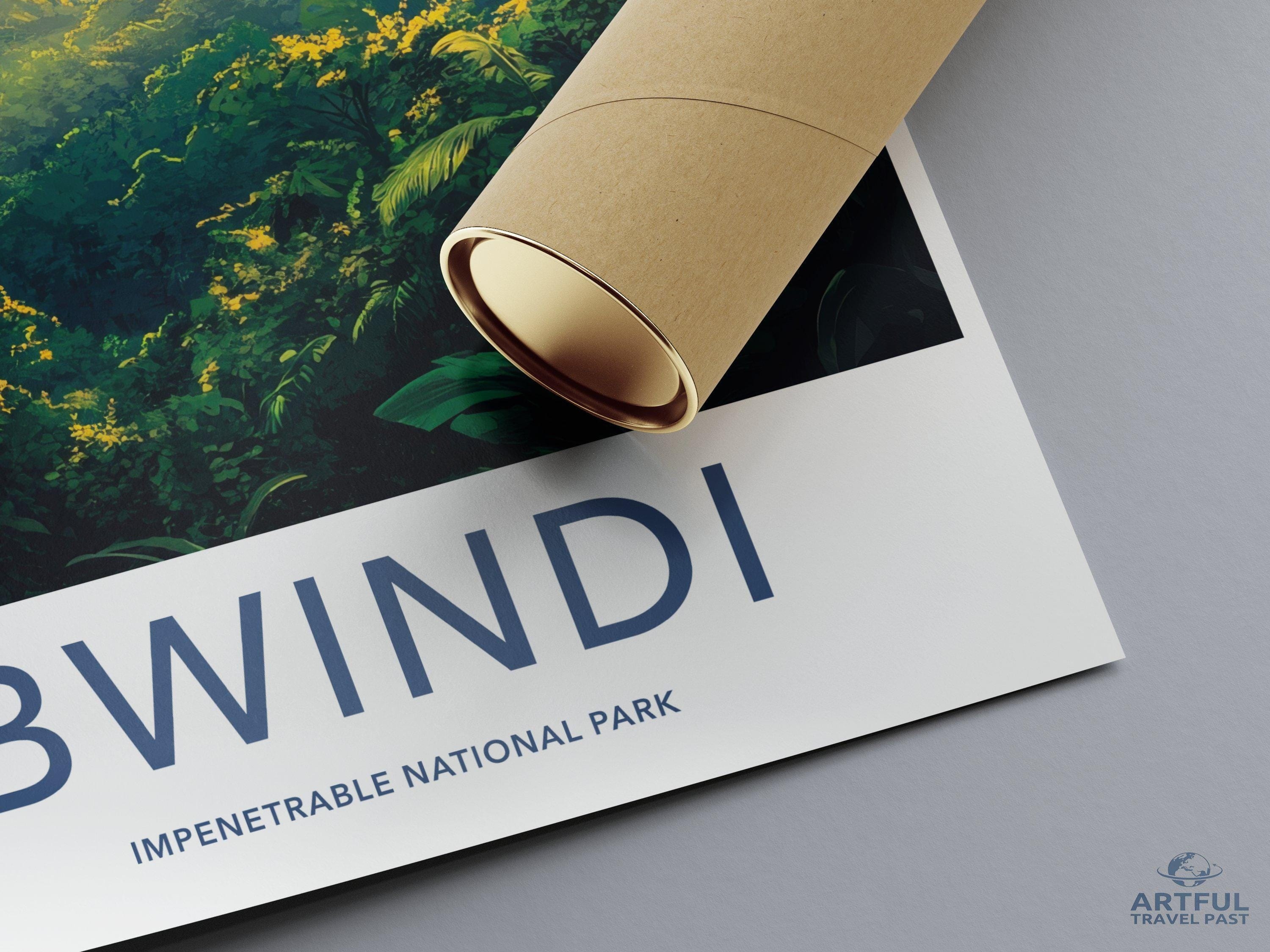 Bwindi National Park Poster | Uganda Wall Art