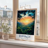 Bwindi National Park Poster | Uganda Wall Art