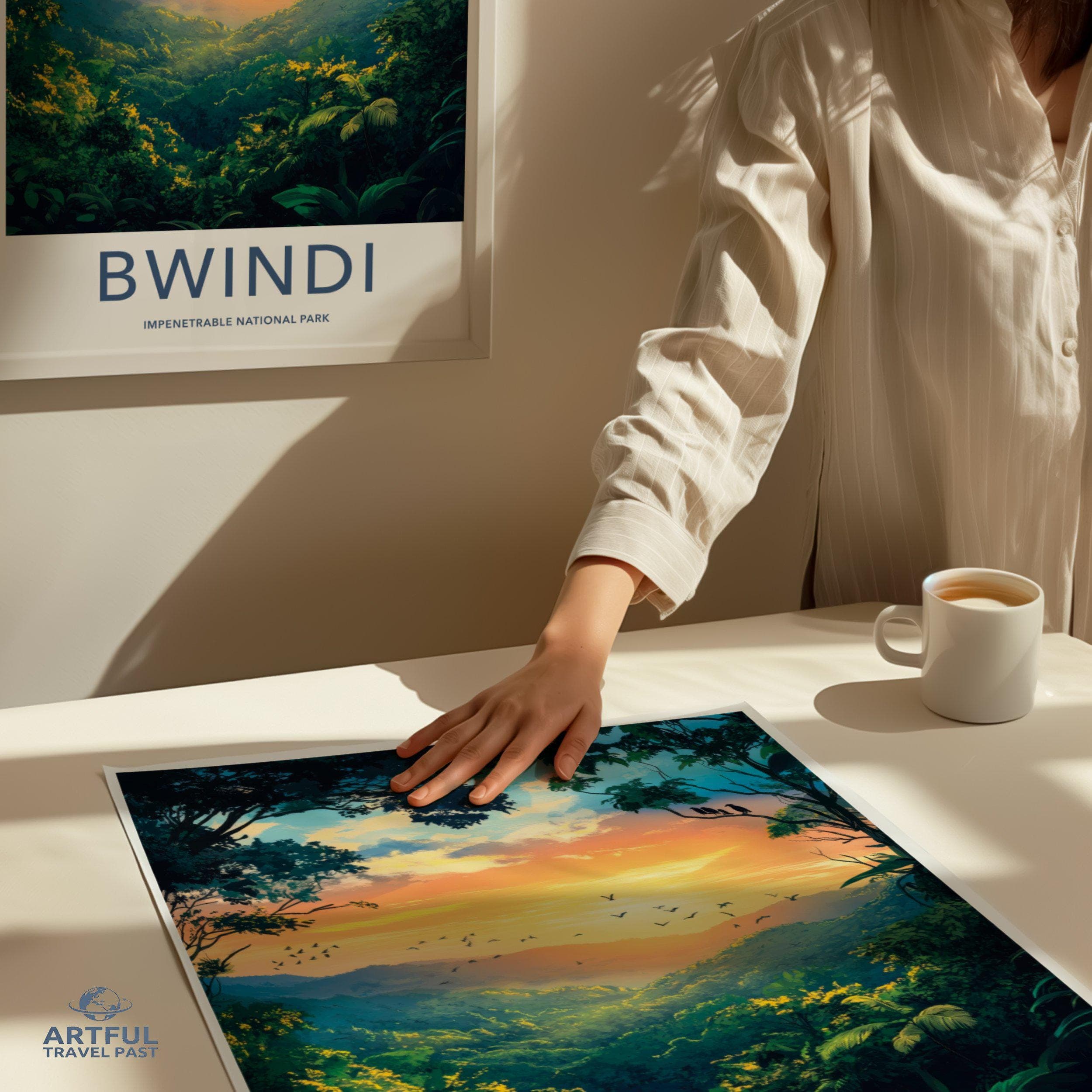 Bwindi National Park Poster | Uganda Wall Art