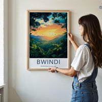 Bwindi National Park Poster | Uganda Wall Art