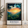 Bwindi National Park Poster | Uganda Wall Art