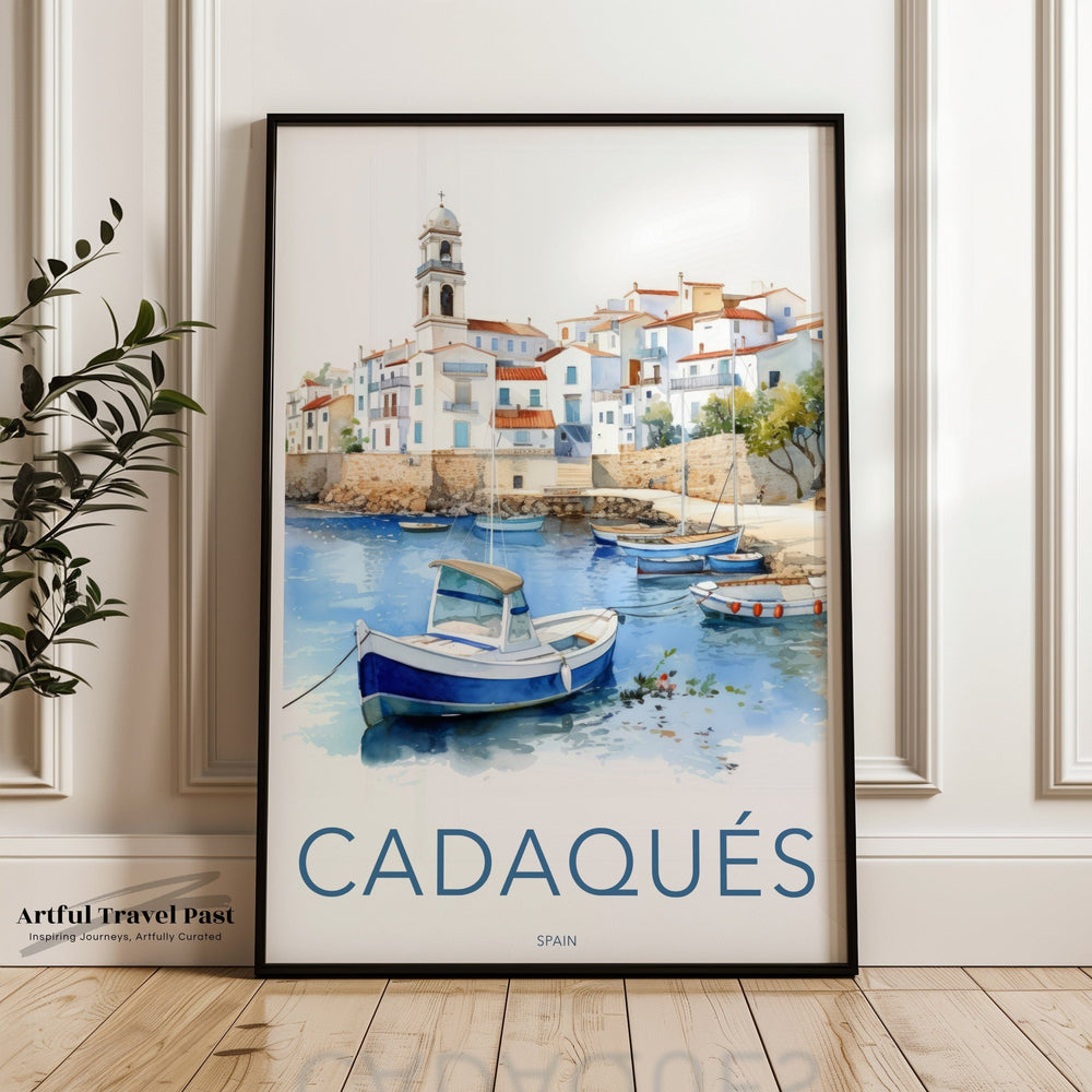 Cadaqués Poster | Spain Wall Art | Europe Decor