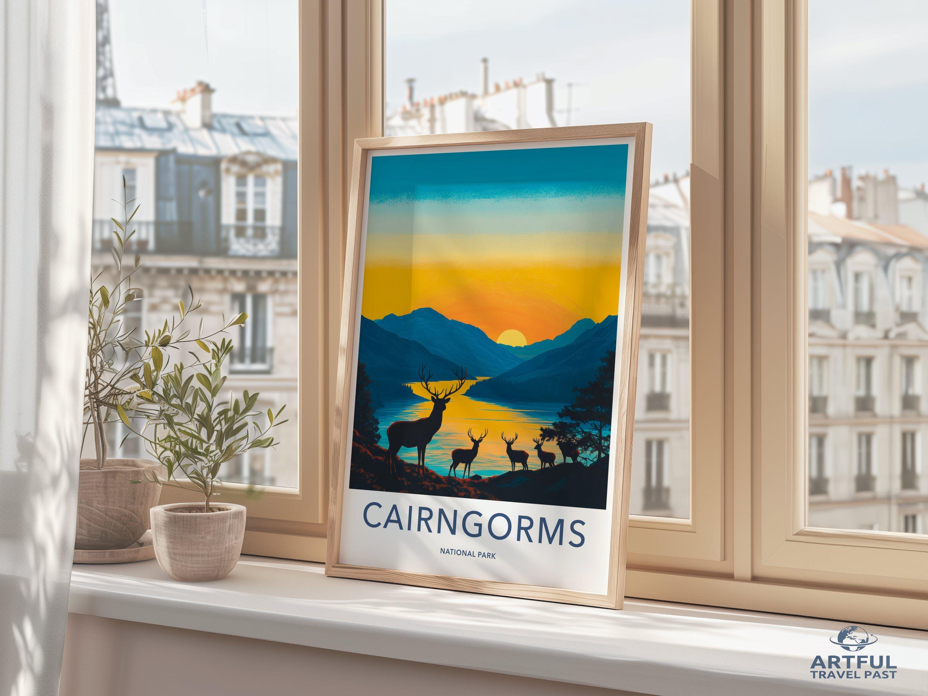 Cairngorms National Park Poster | Scotland Wall Art