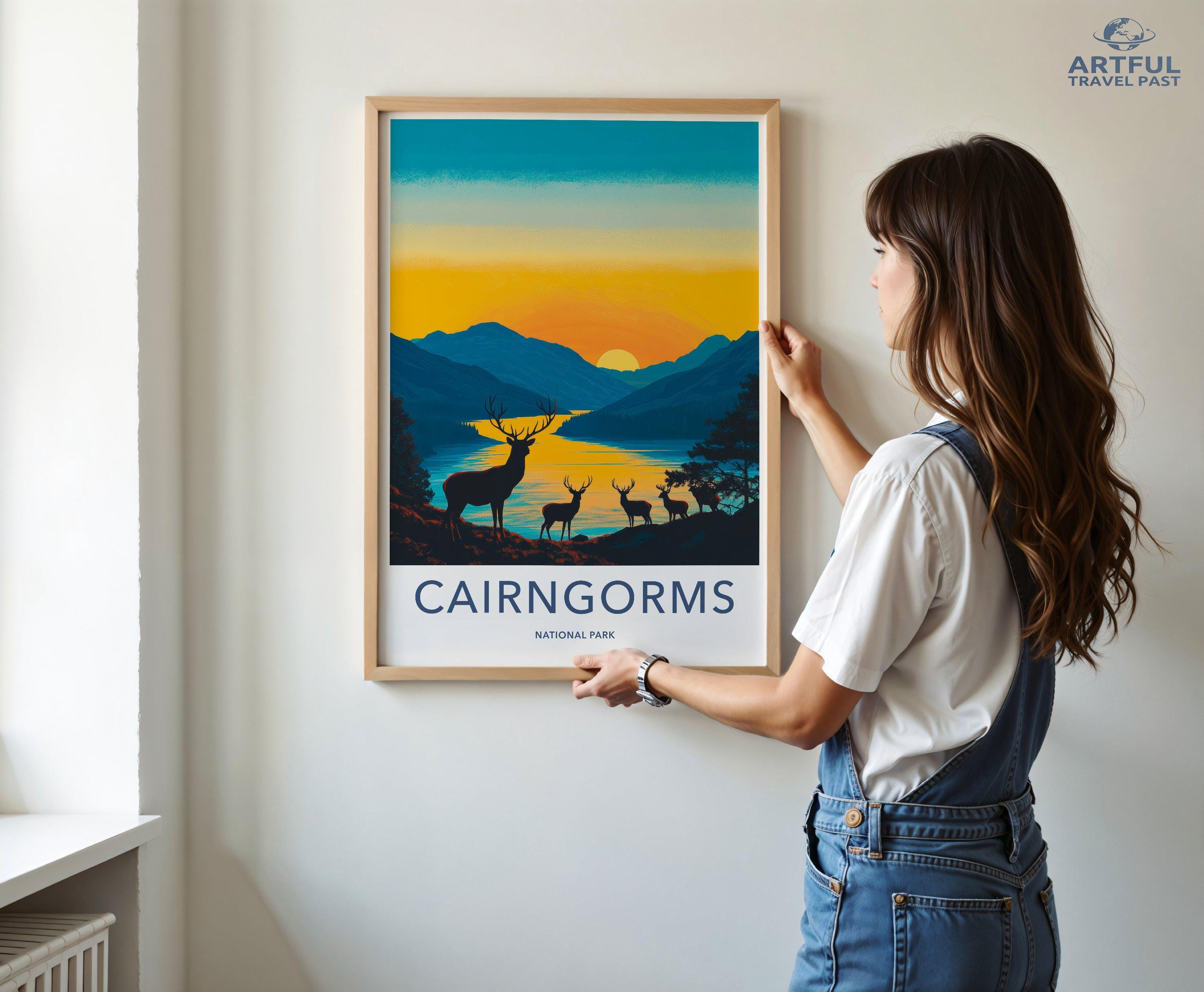 Cairngorms National Park Poster | Scotland Wall Art