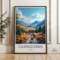 Cairngorms Poster - Scotland Wall Art
