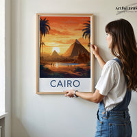 Cairo Poster | Egypt Wall Art | Africa Decor