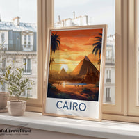 Cairo Poster | Egypt Wall Art | Africa Decor