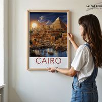 Cairo Poster | Egypt Wall Art | Africa Decor