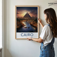 Cairo Poster | Egypt Wall Art | Africa Decor