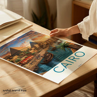 Cairo Poster | Egypt Wall Art | Africa Decor