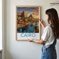 Cairo Poster | Egypt Wall Art | Africa Decor
