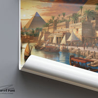 Cairo Poster | Egypt Wall Art | Middle East Decor