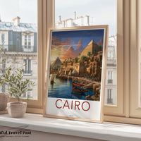 Cairo Poster | Egypt Wall Art | Middle East Decor