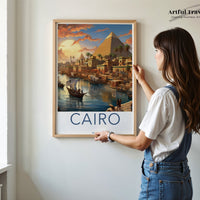 Cairo Poster | Egypt Wall Art | Middle East Decor